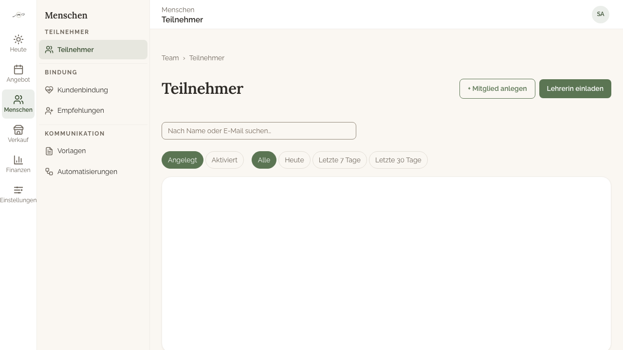 Öffne Menschen › Teilnehmer.